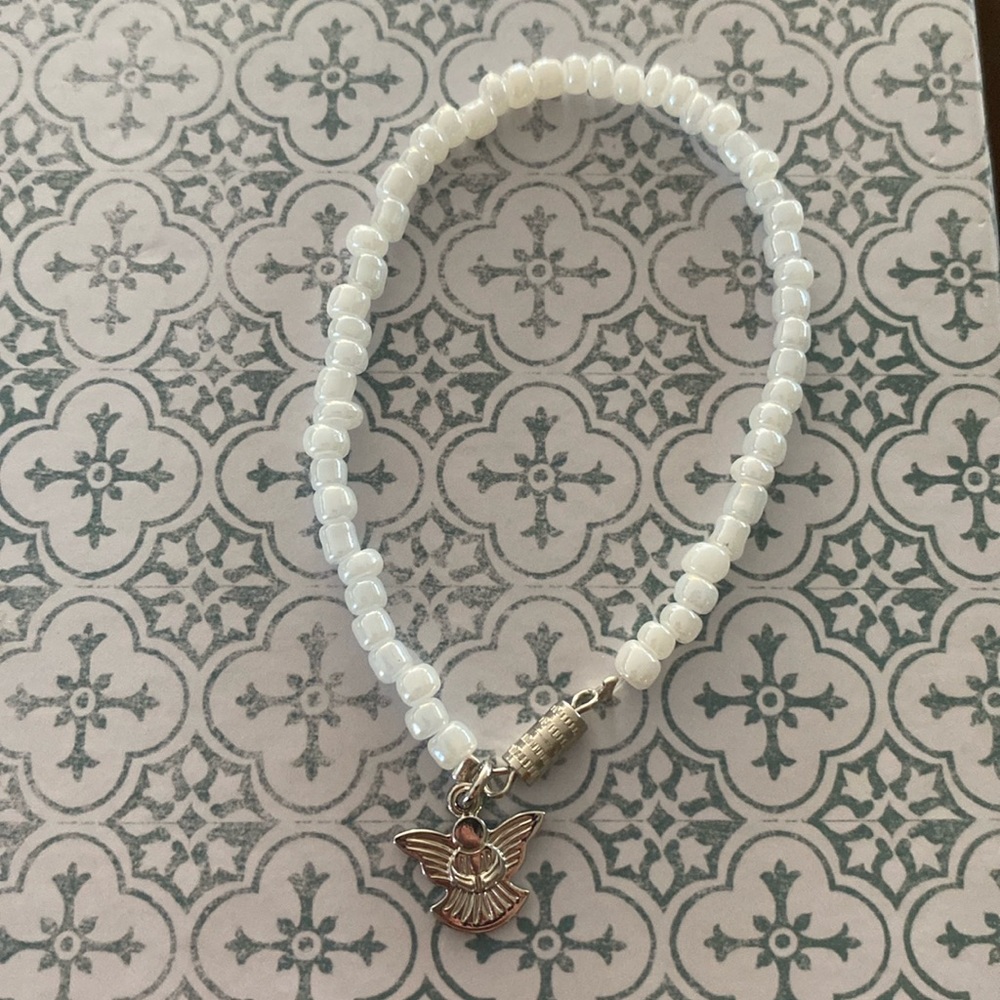 Handmade angel charm bracelet
